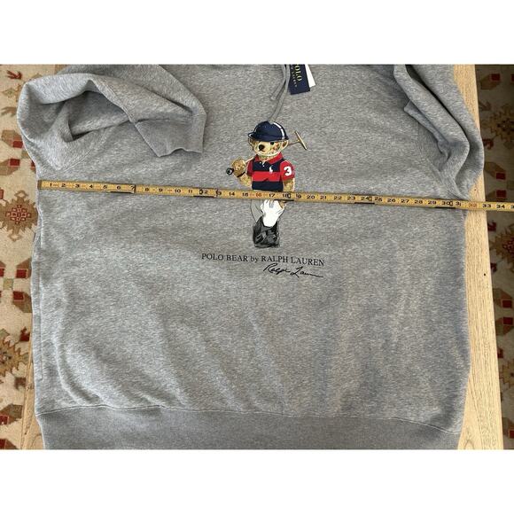 Polo Ralph Lauren Polo Bear Polo Player Hooded Sweater Size 4XB/4TG - Picture 7 of 10